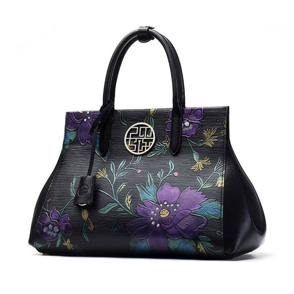 EsaModa® Leather Handbags Retro Fashion Atmospheric